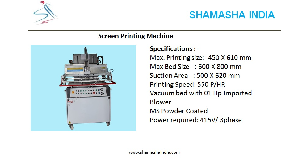 Large Format Screen Printing Machine